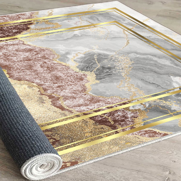 Conceptum Els2409 Alfombra de Terciopelo Multicolor 140 x 220 cm Conceptum Els2409 Alfombra de Terciopelo Multicolor 140 x 220 cm